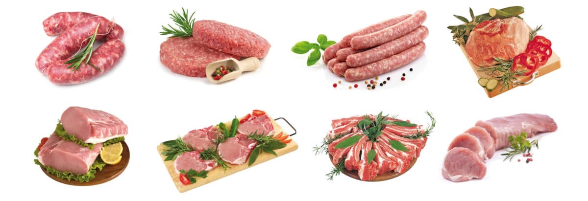 Prodotti freschi di suino carne trentina